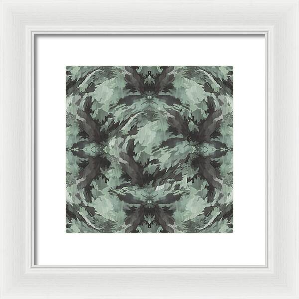 Camo Green - Framed Print