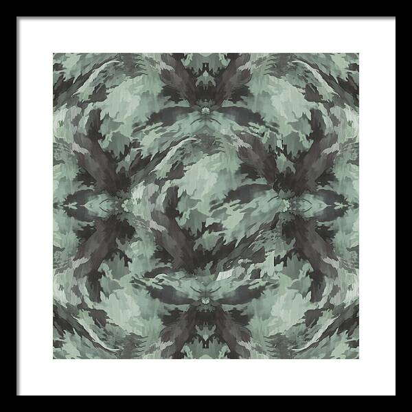 Camo Green - Framed Print