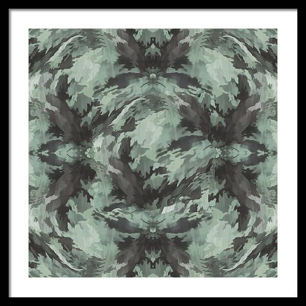 Camo Green - Framed Print