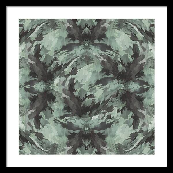 Camo Green - Framed Print