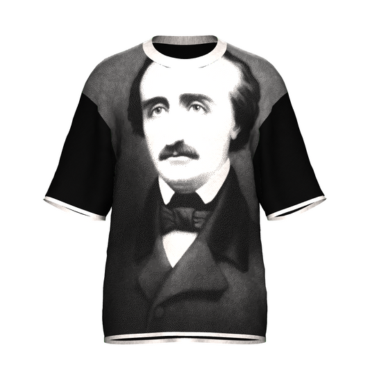 Edgar Allen Poe Crew Neck Knit Short Sleeve Sweater