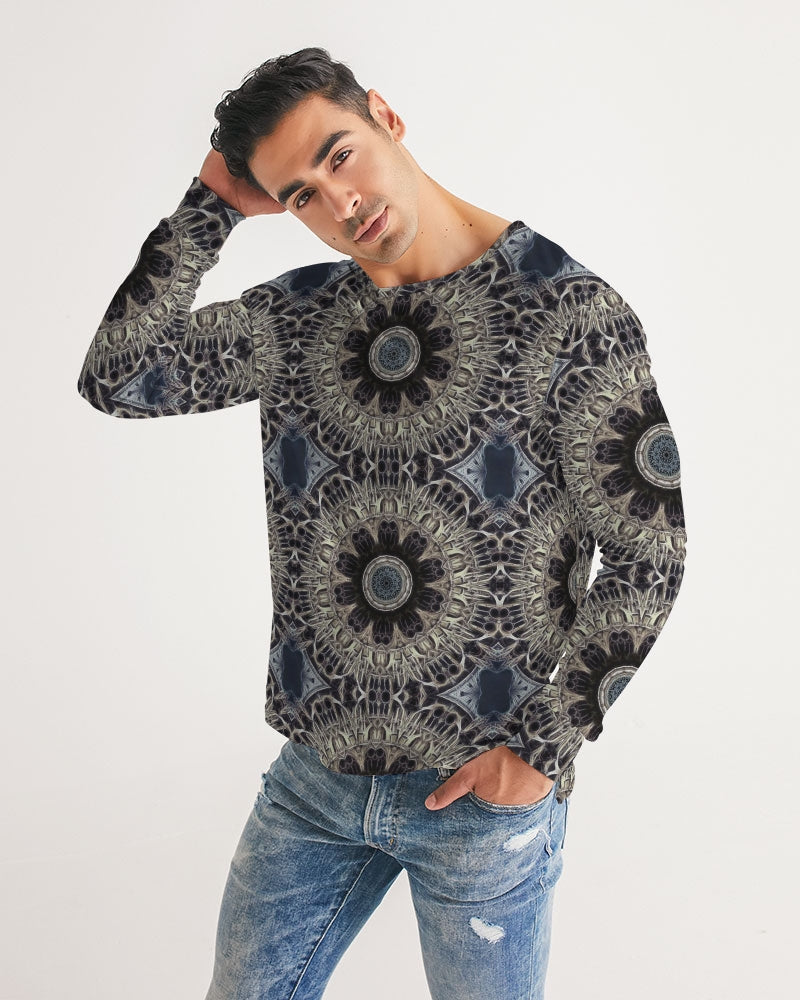 Cathedral Kaleidoscope Men's All-Over Print Long Sleeve Tee