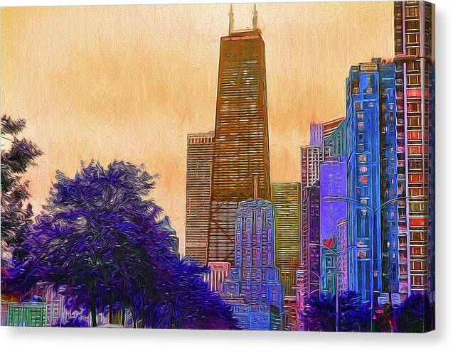 Chicago From The North - Canvas Print