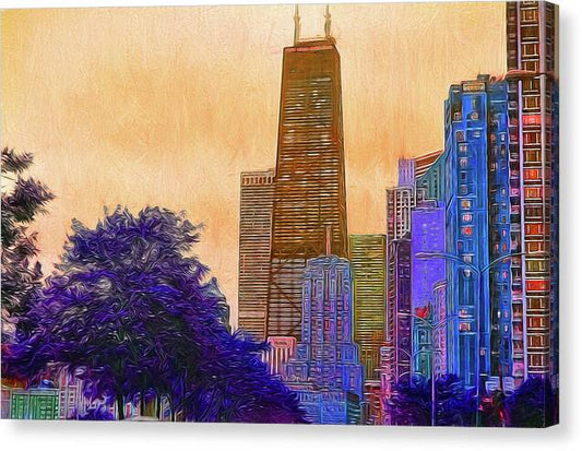 Chicago From The North - Canvas Print