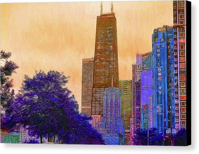 Chicago From The North - Canvas Print