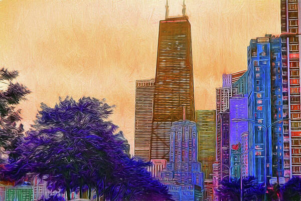 Chicago From The North - Art Print