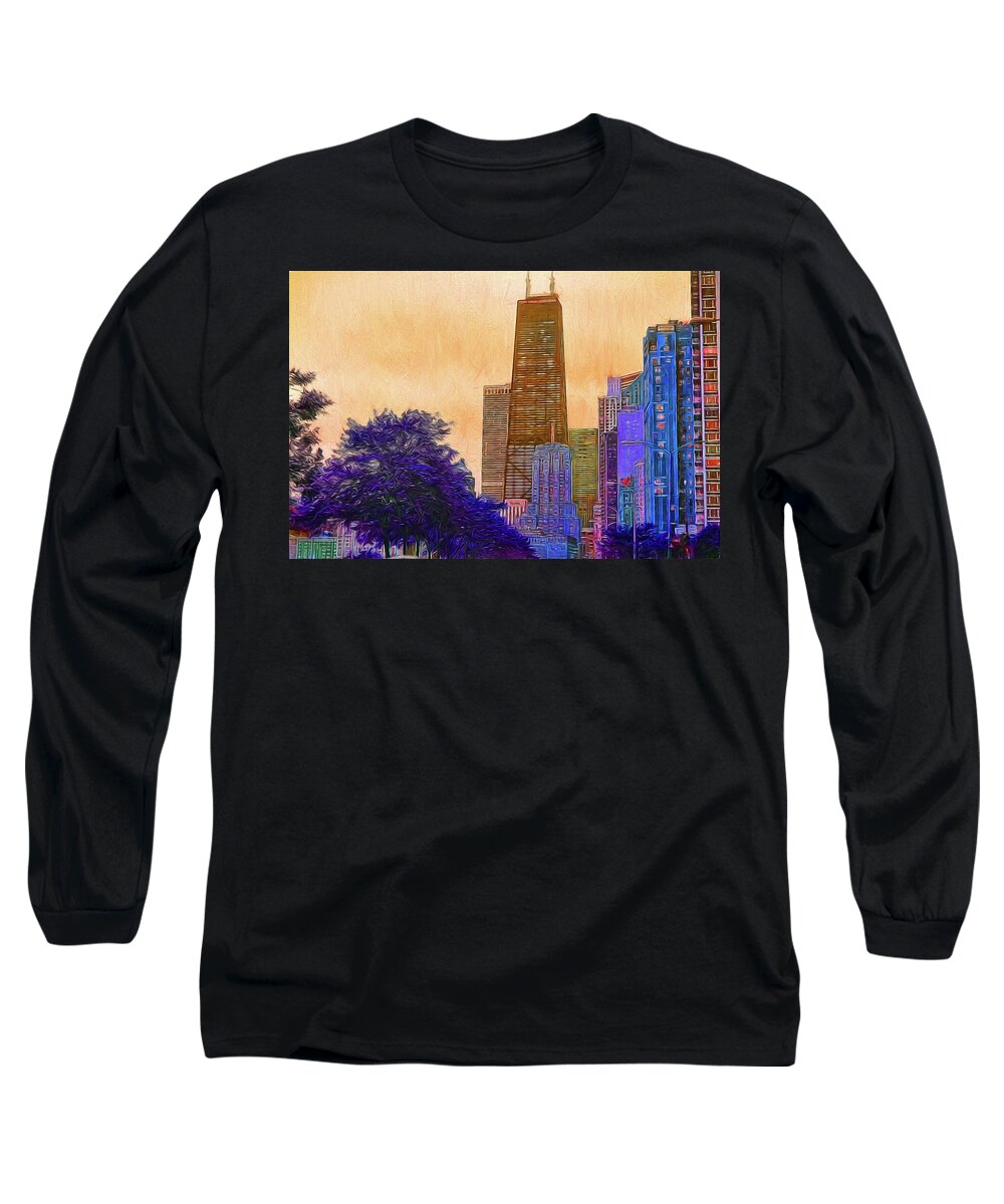 Chicago From The North - Long Sleeve T-Shirt