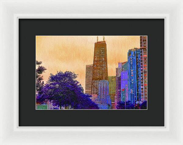 Chicago From The North - Framed Print