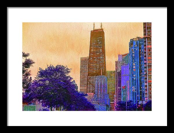 Chicago From The North - Framed Print