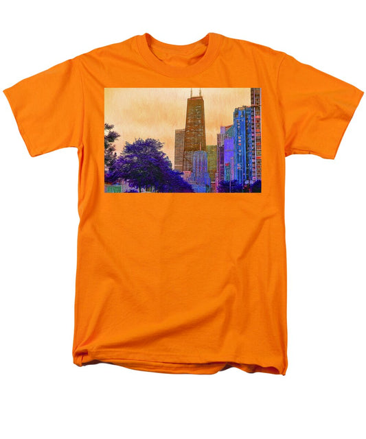 Chicago From The North - Men's T-Shirt  (Regular Fit)