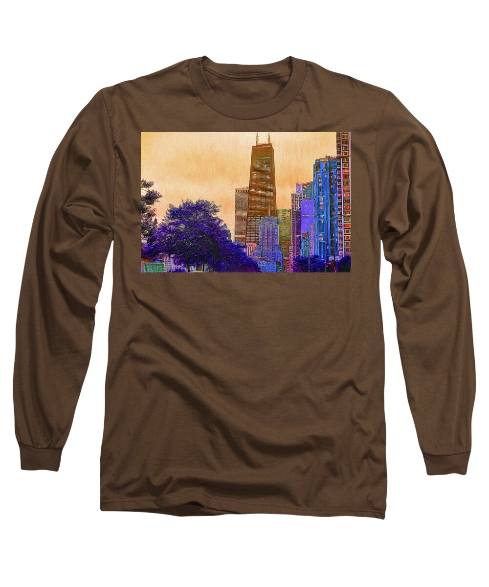 Chicago From The North - Long Sleeve T-Shirt