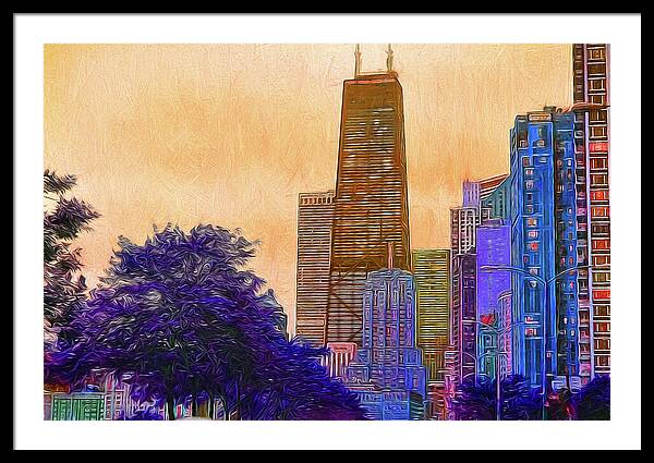 Chicago From The North - Framed Print