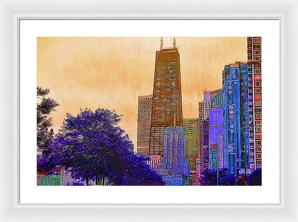 Chicago From The North - Framed Print