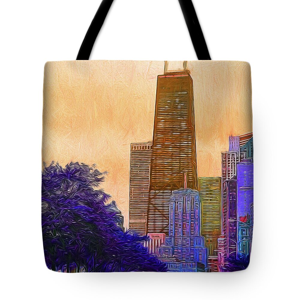 Chicago From The North - Tote Bag