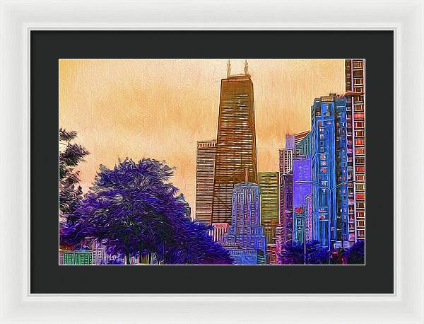 Chicago From The North - Framed Print