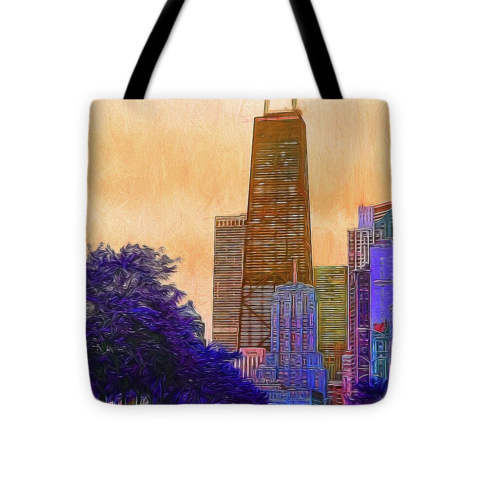 Chicago From The North - Tote Bag