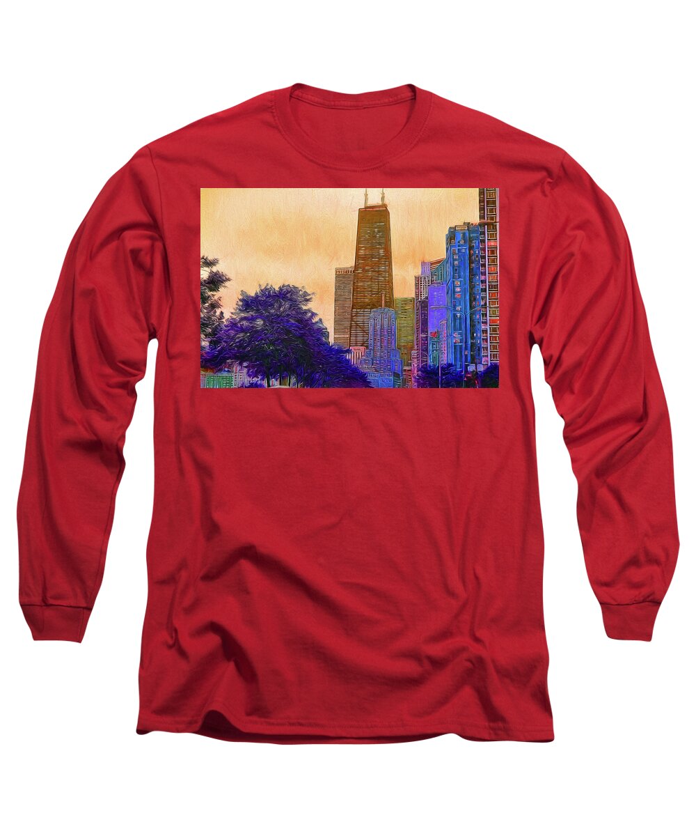 Chicago From The North - Long Sleeve T-Shirt