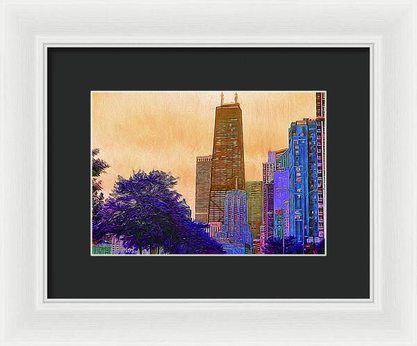 Chicago From The North - Framed Print