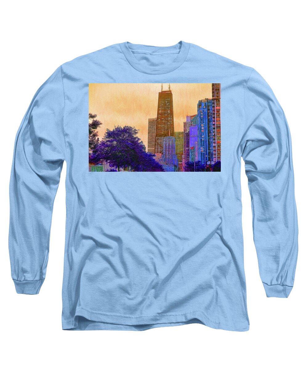 Chicago From The North - Long Sleeve T-Shirt