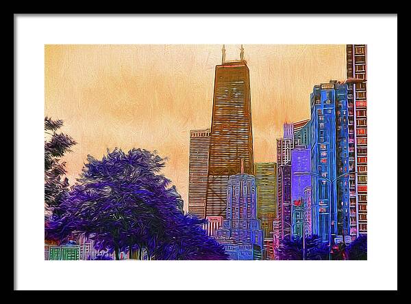 Chicago From The North - Framed Print