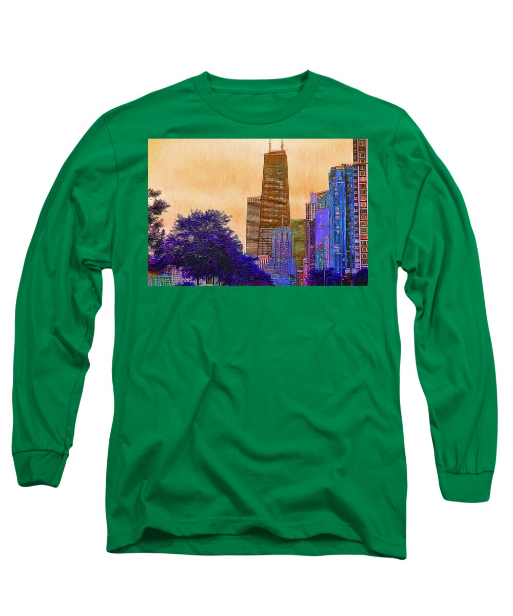 Chicago From The North - Long Sleeve T-Shirt