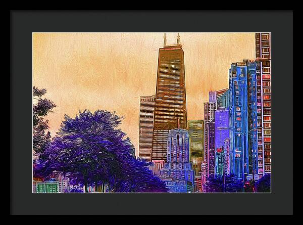 Chicago From The North - Framed Print