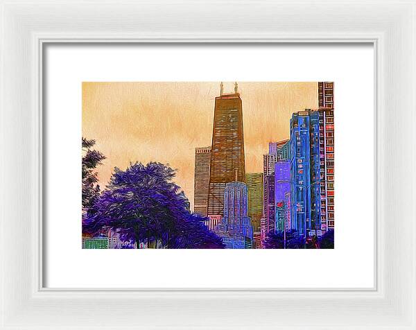 Chicago From The North - Framed Print