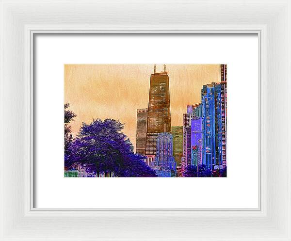 Chicago From The North - Framed Print