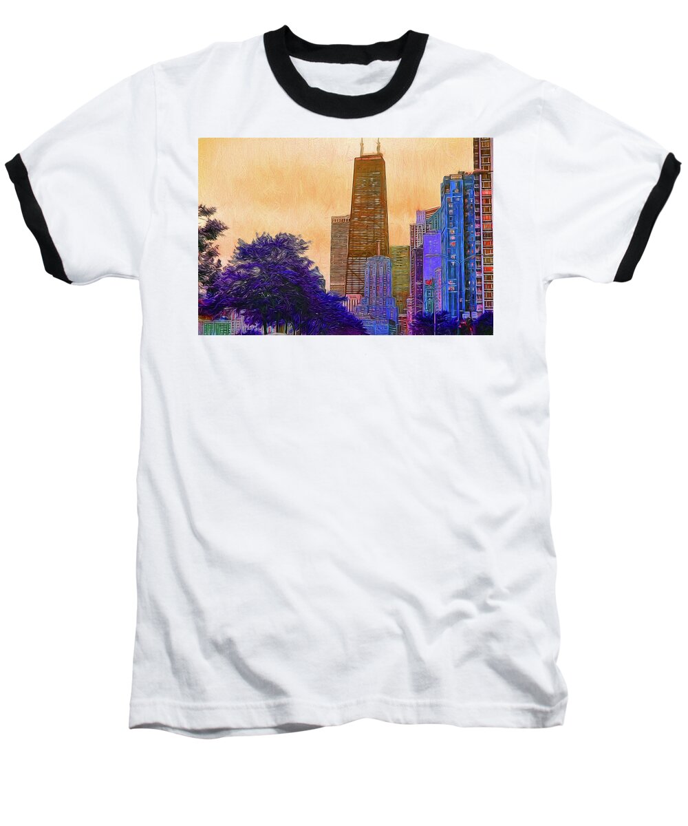 Chicago From The North - Baseball T-Shirt