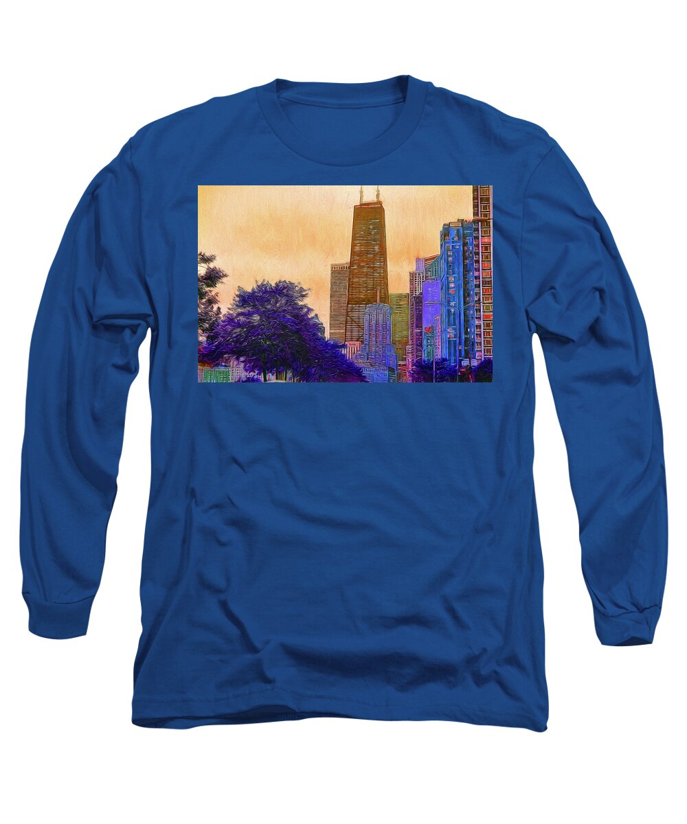 Chicago From The North - Long Sleeve T-Shirt