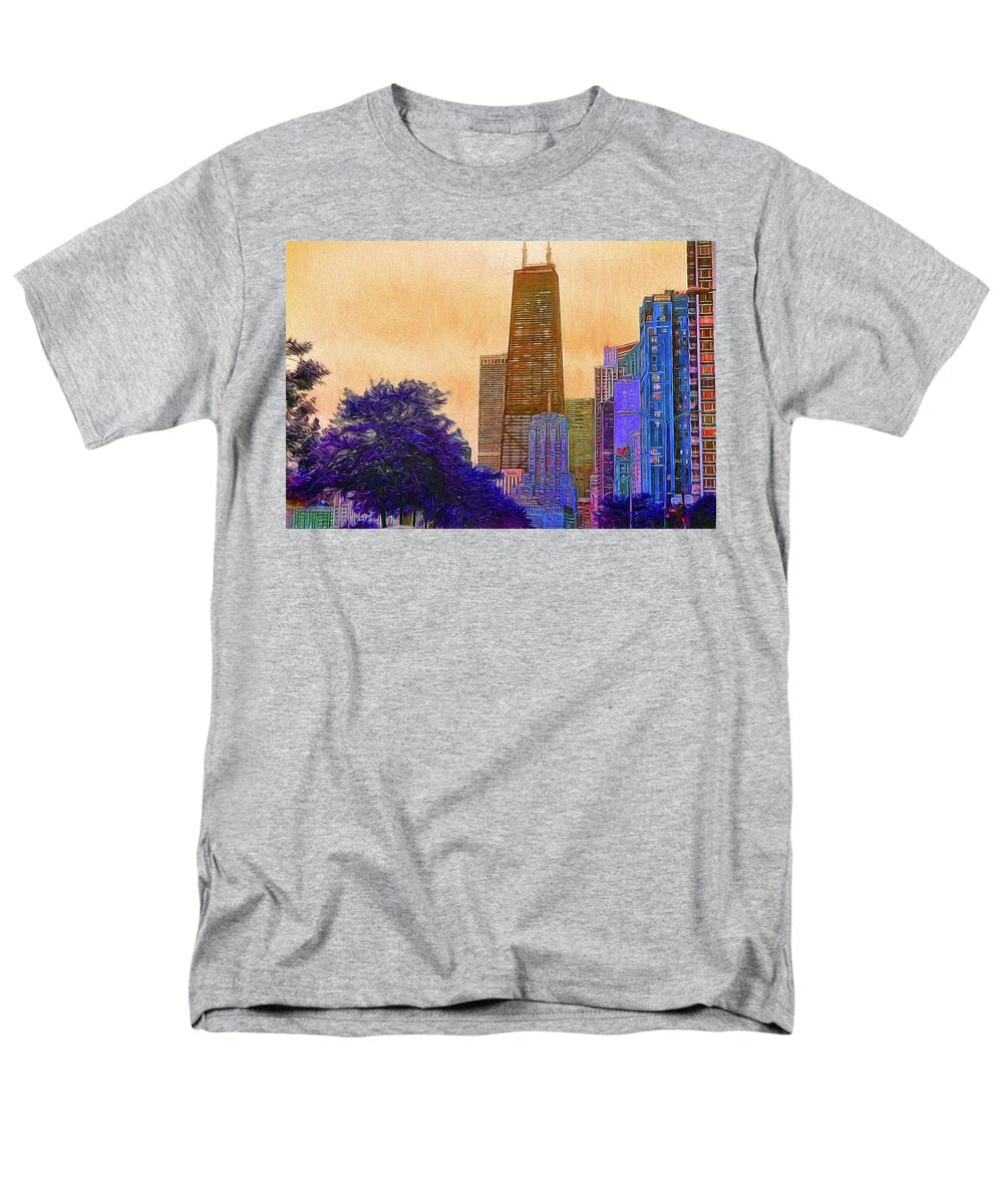 Chicago From The North - Men's T-Shirt  (Regular Fit)