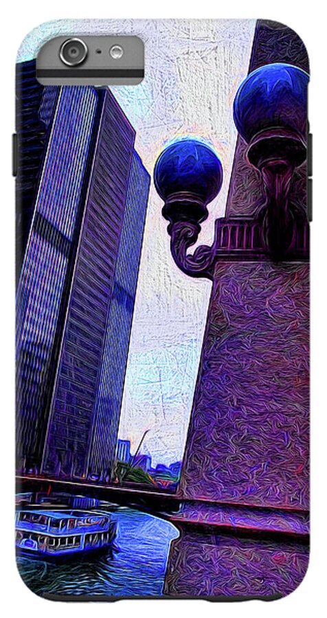 Chicago River Lamp - Phone Case