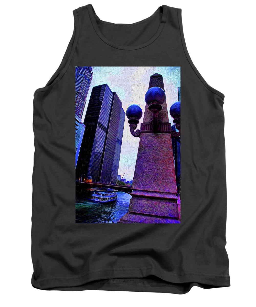 Chicago River Lamp - Tank Top