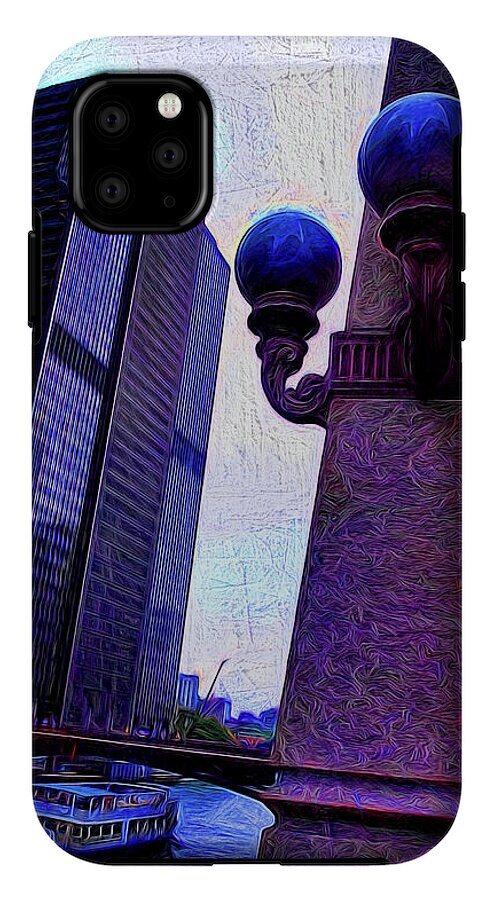 Chicago River Lamp - Phone Case