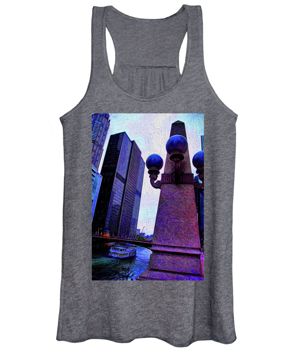 Chicago River Lamp - Women's Tank Top