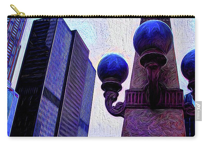 Chicago River Lamp - Zip Pouch