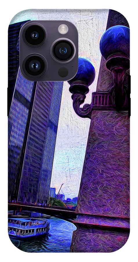 Chicago River Lamp - Phone Case