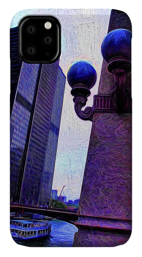 Chicago River Lamp - Phone Case