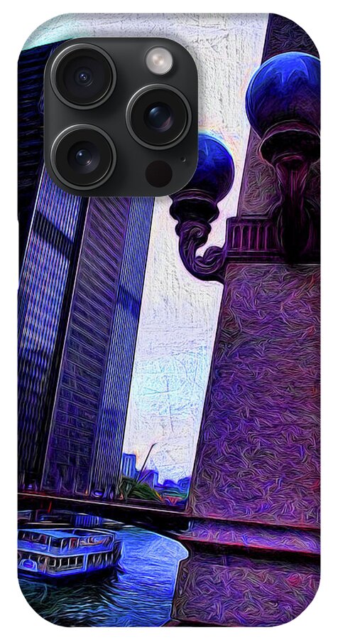 Chicago River Lamp - Phone Case