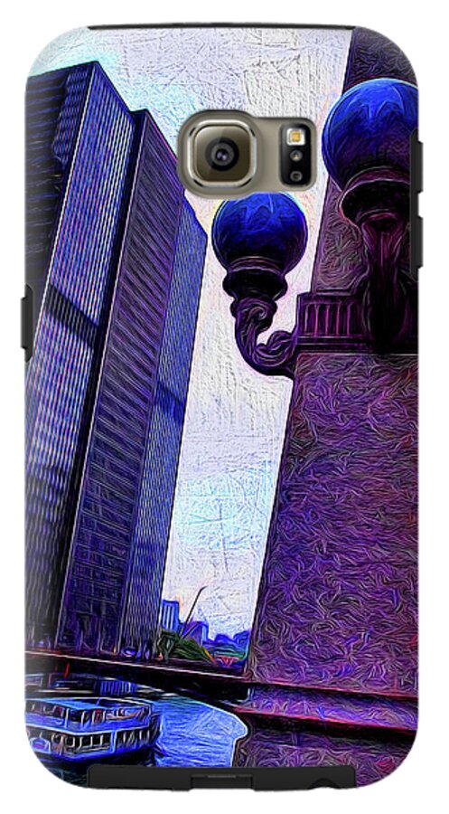 Chicago River Lamp - Phone Case