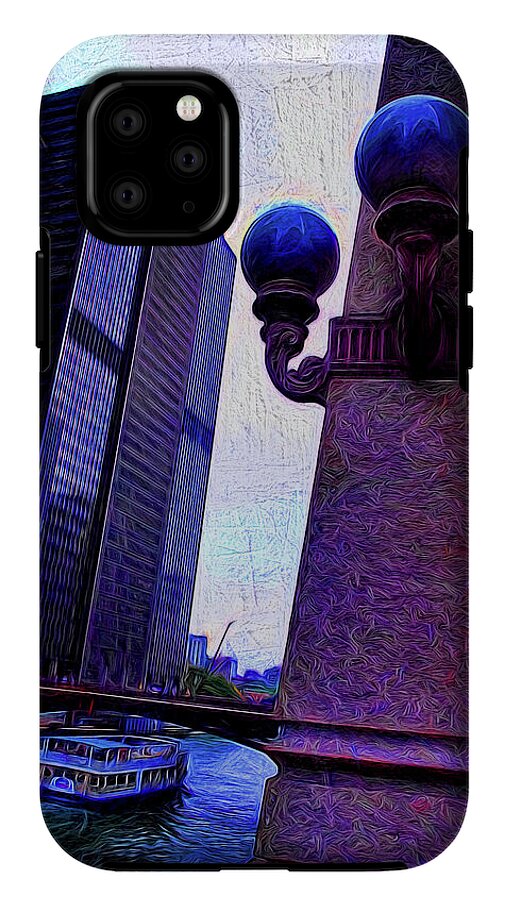 Chicago River Lamp - Phone Case