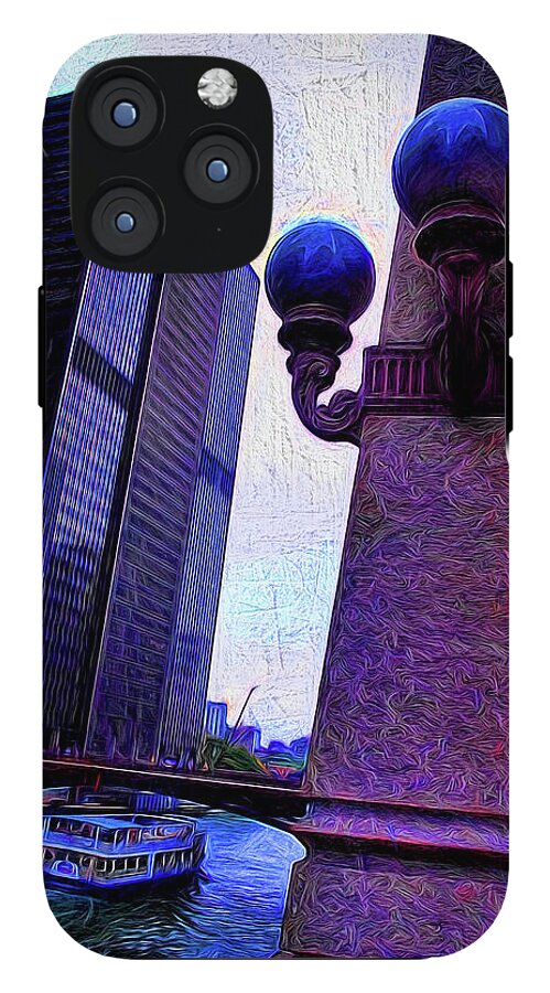 Chicago River Lamp - Phone Case