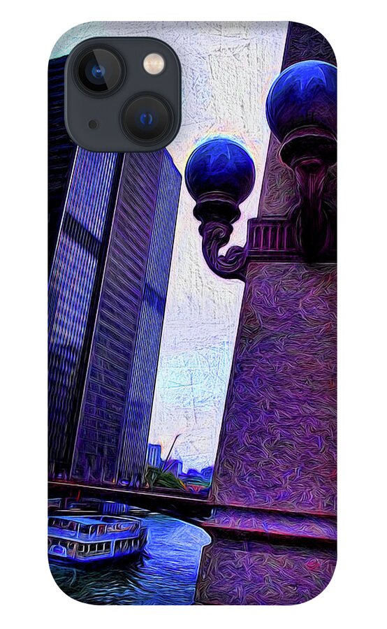 Chicago River Lamp - Phone Case