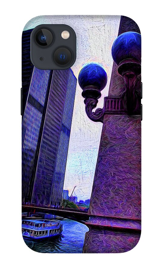 Chicago River Lamp - Phone Case