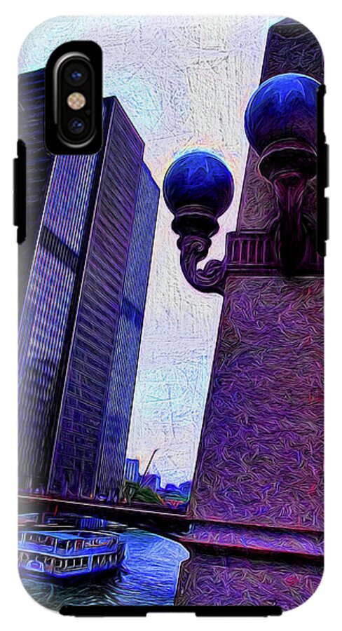 Chicago River Lamp - Phone Case