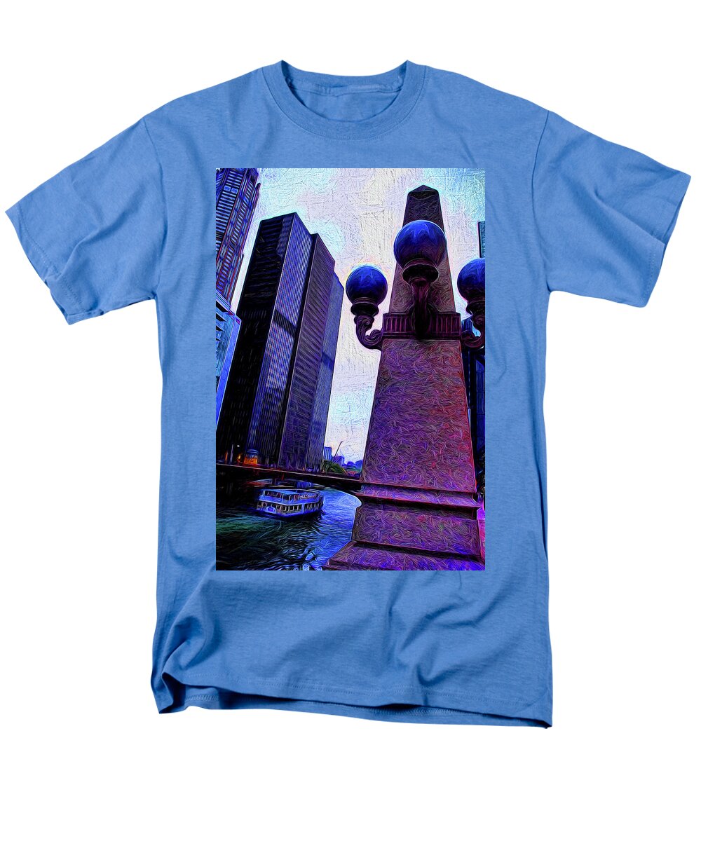 Chicago River Lamp - Men's T-Shirt  (Regular Fit)