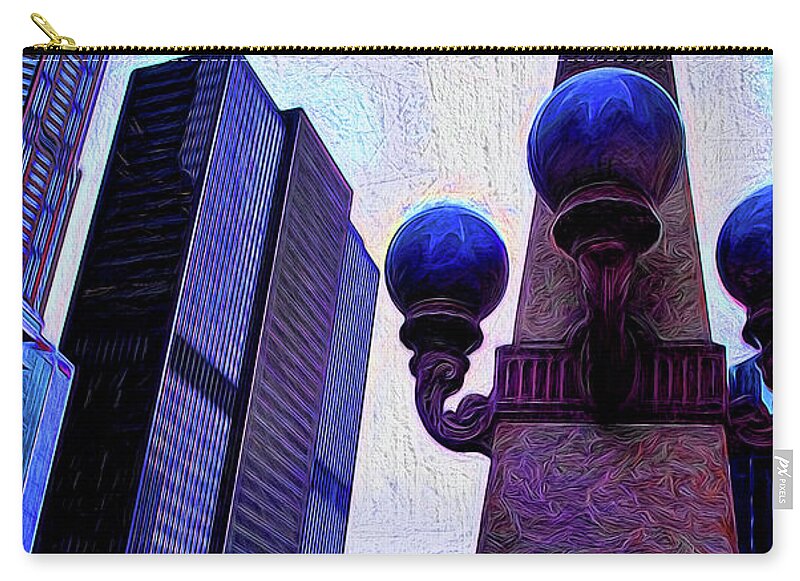 Chicago River Lamp - Zip Pouch