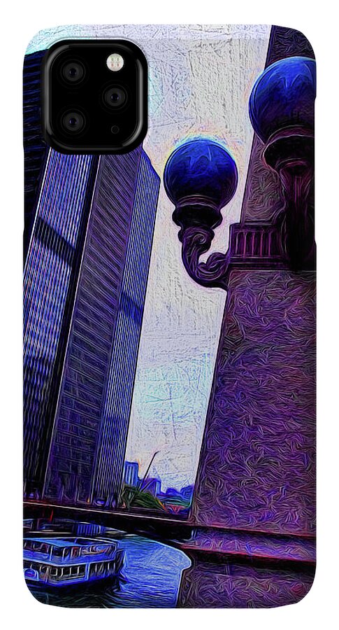 Chicago River Lamp - Phone Case