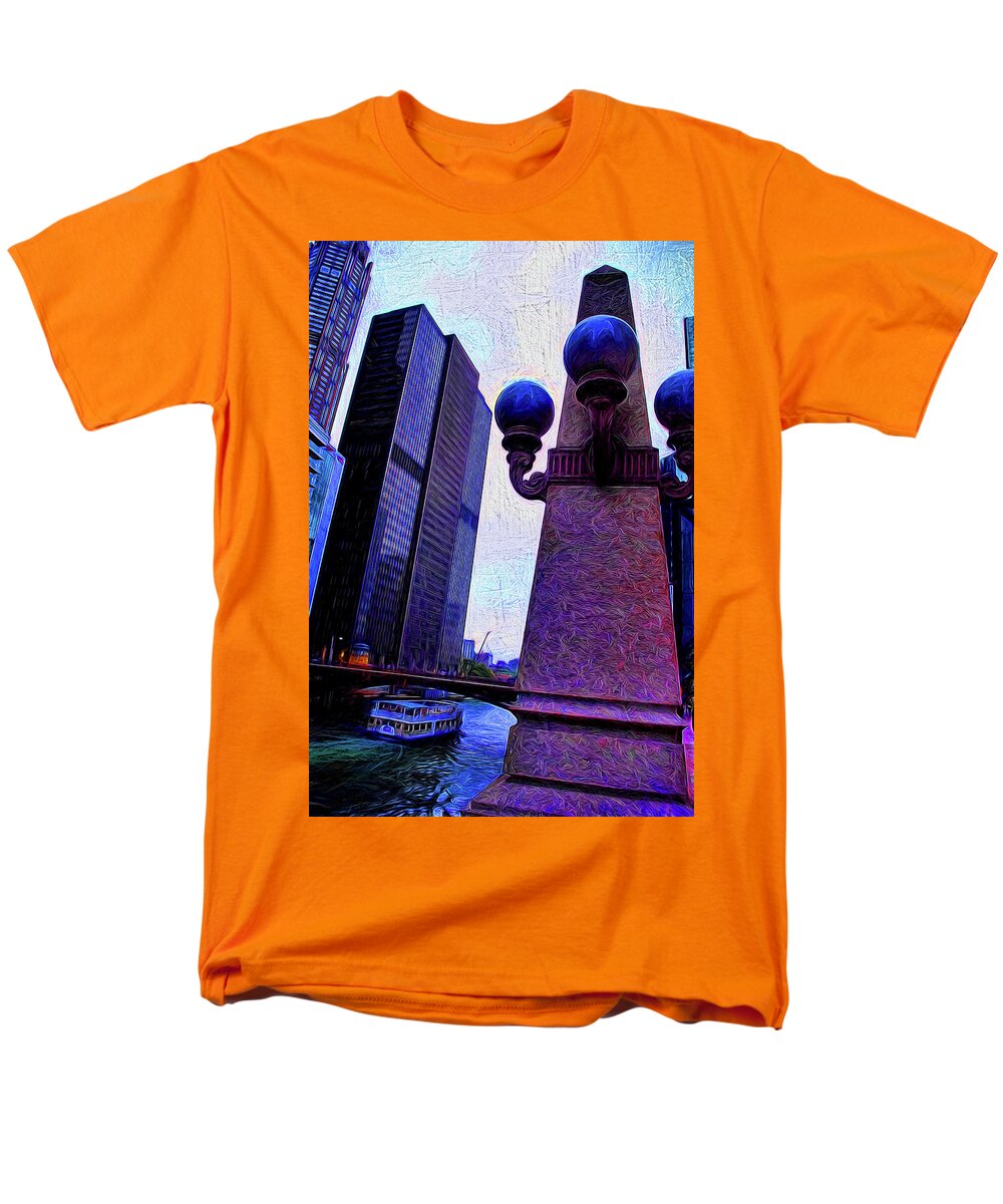 Chicago River Lamp - Men's T-Shirt  (Regular Fit)