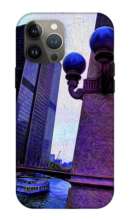 Chicago River Lamp - Phone Case